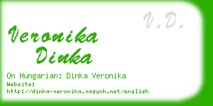 veronika dinka business card